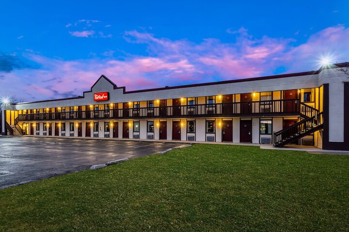 Front of property - evening/night