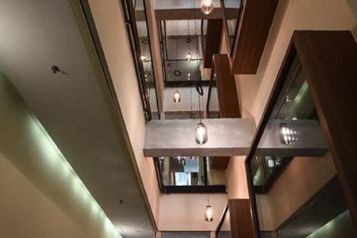 Interior entrance
