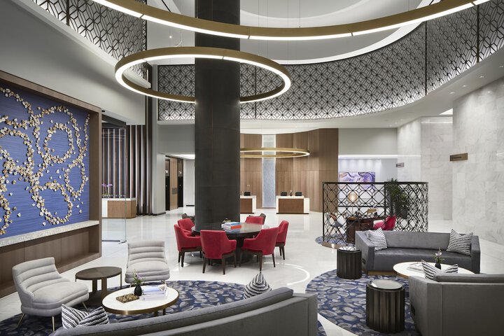 Lobby sitting area