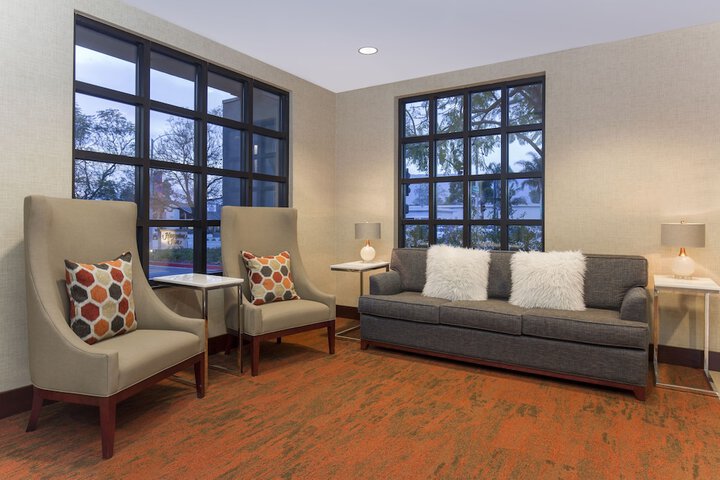 Lobby sitting area