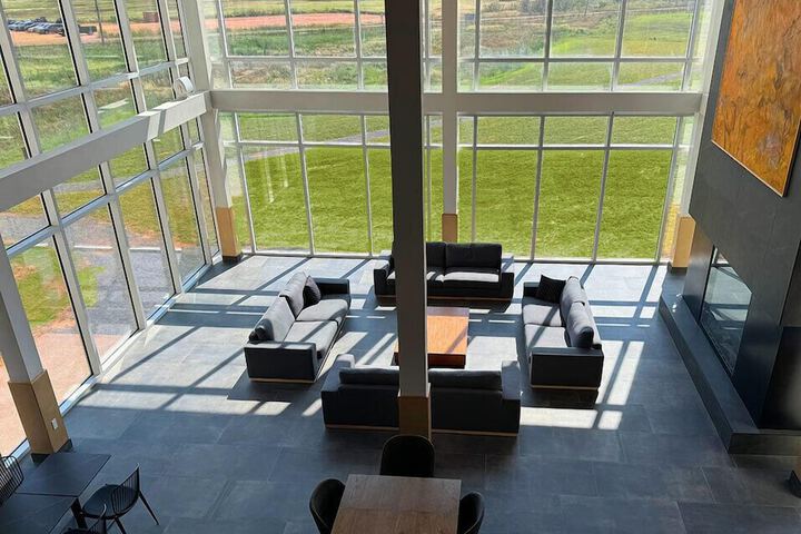 Lobby sitting area