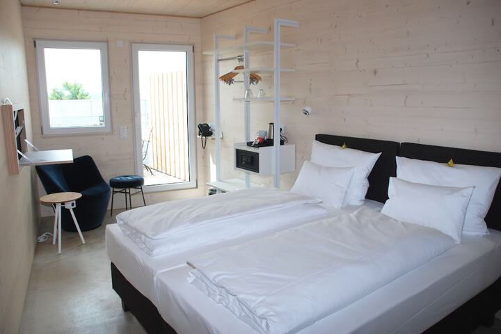 Schlafzimmer - self Check-in in Dinkelsbuehl