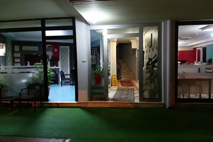 Interior entrance