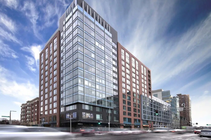 Exterior of Bluebird Suites at Boylston