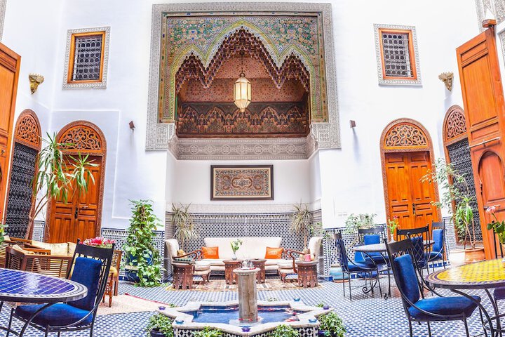 Interior entrance