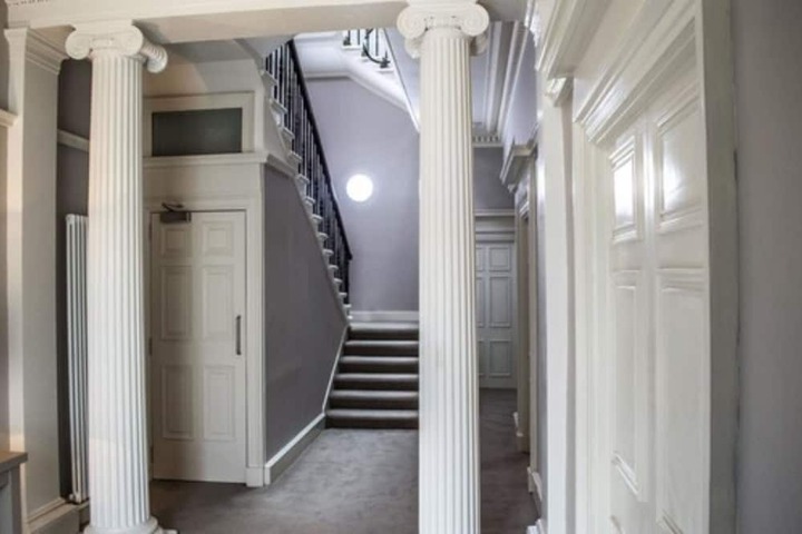 Interior entrance