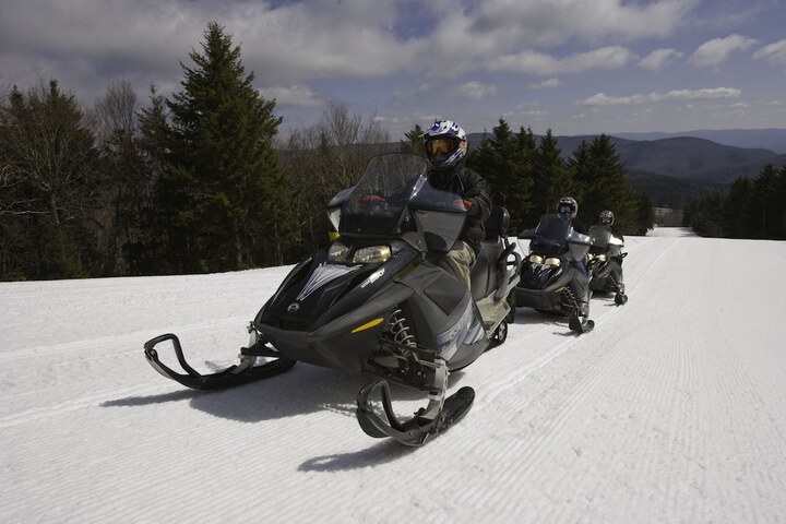 Snowmobiling