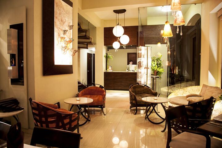 Interior entrance