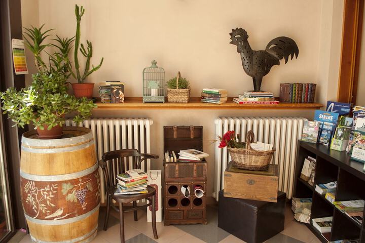 Interior entrance