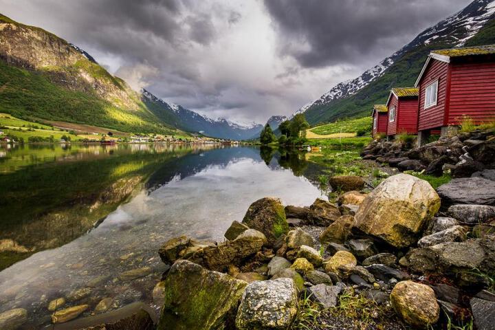 Exterior of Nesset Fjordcamping
