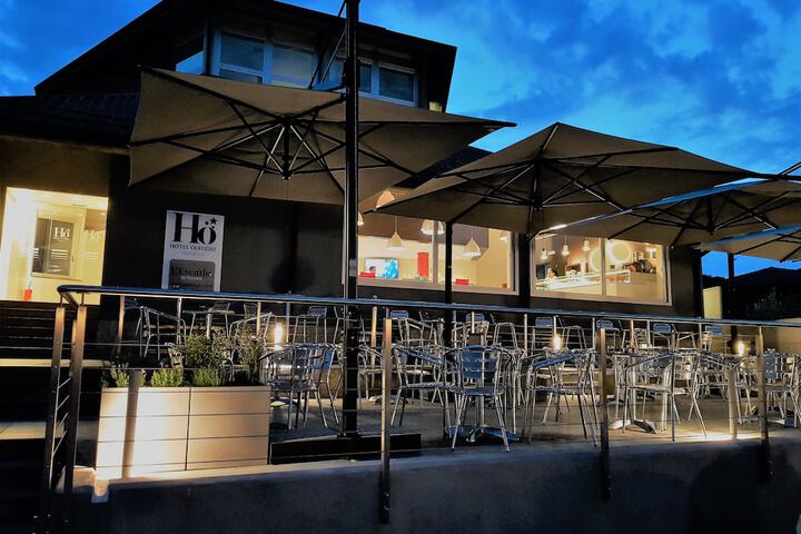 Front of property - evening/night