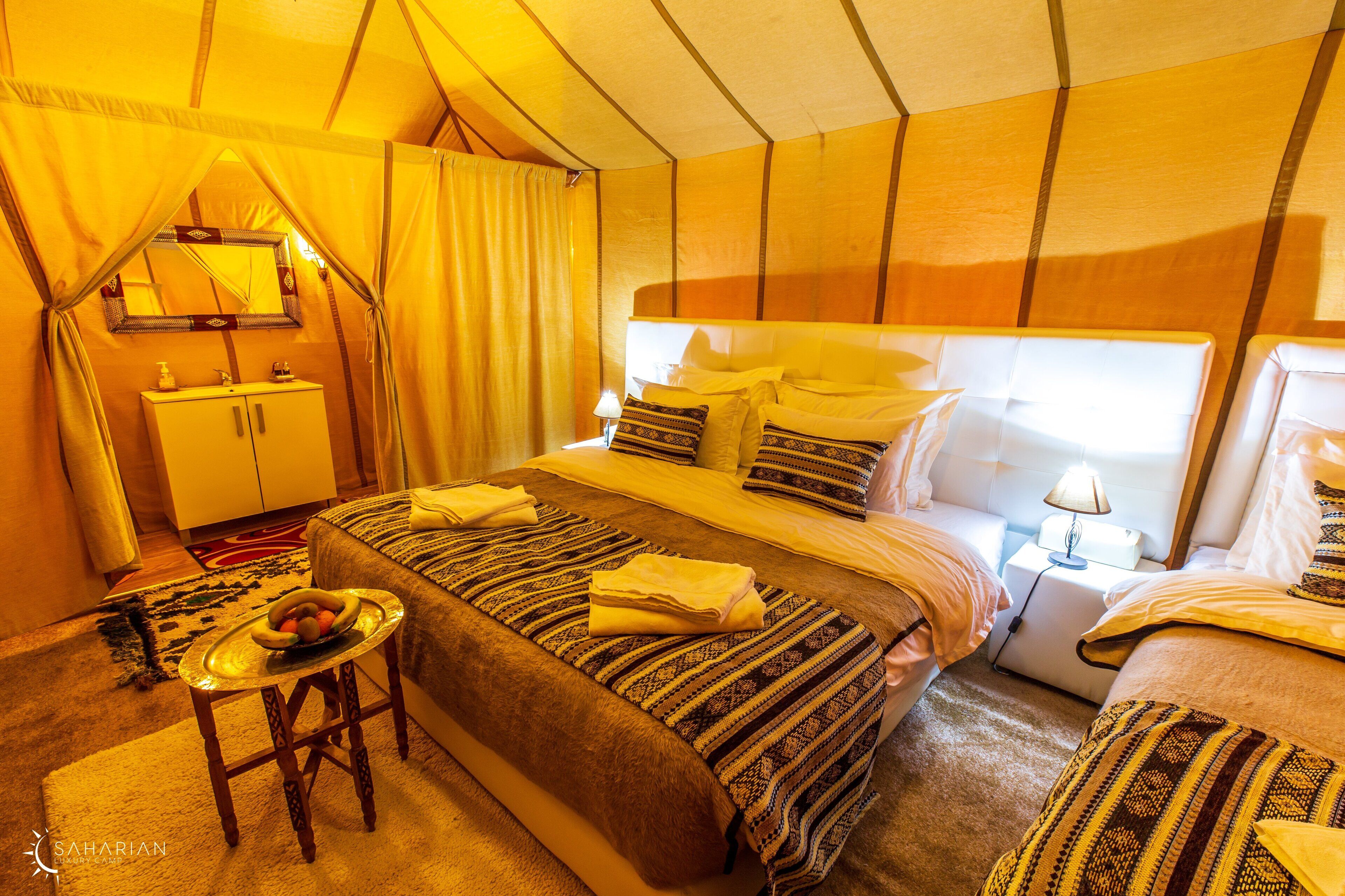 Room in Bungalow - Saharian Luxury Camp Deluxe Familly Quadriple